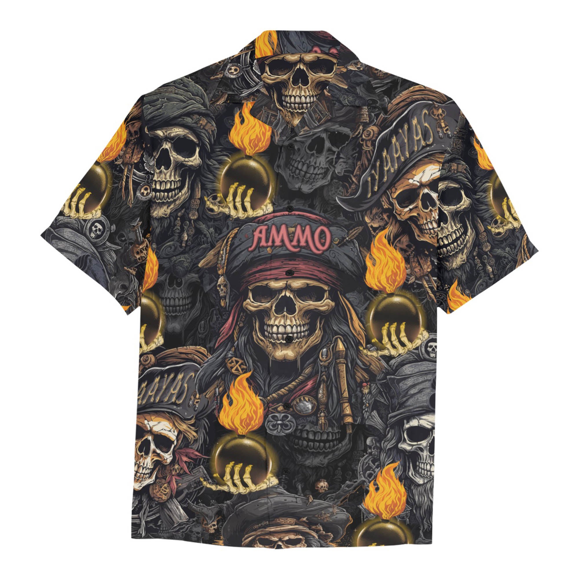 AMMO Hawaiian Shirt Red White Blue Tiger Lilies Plumerias Pisspots – AMMO  Pisspot IYAAYAS Gear