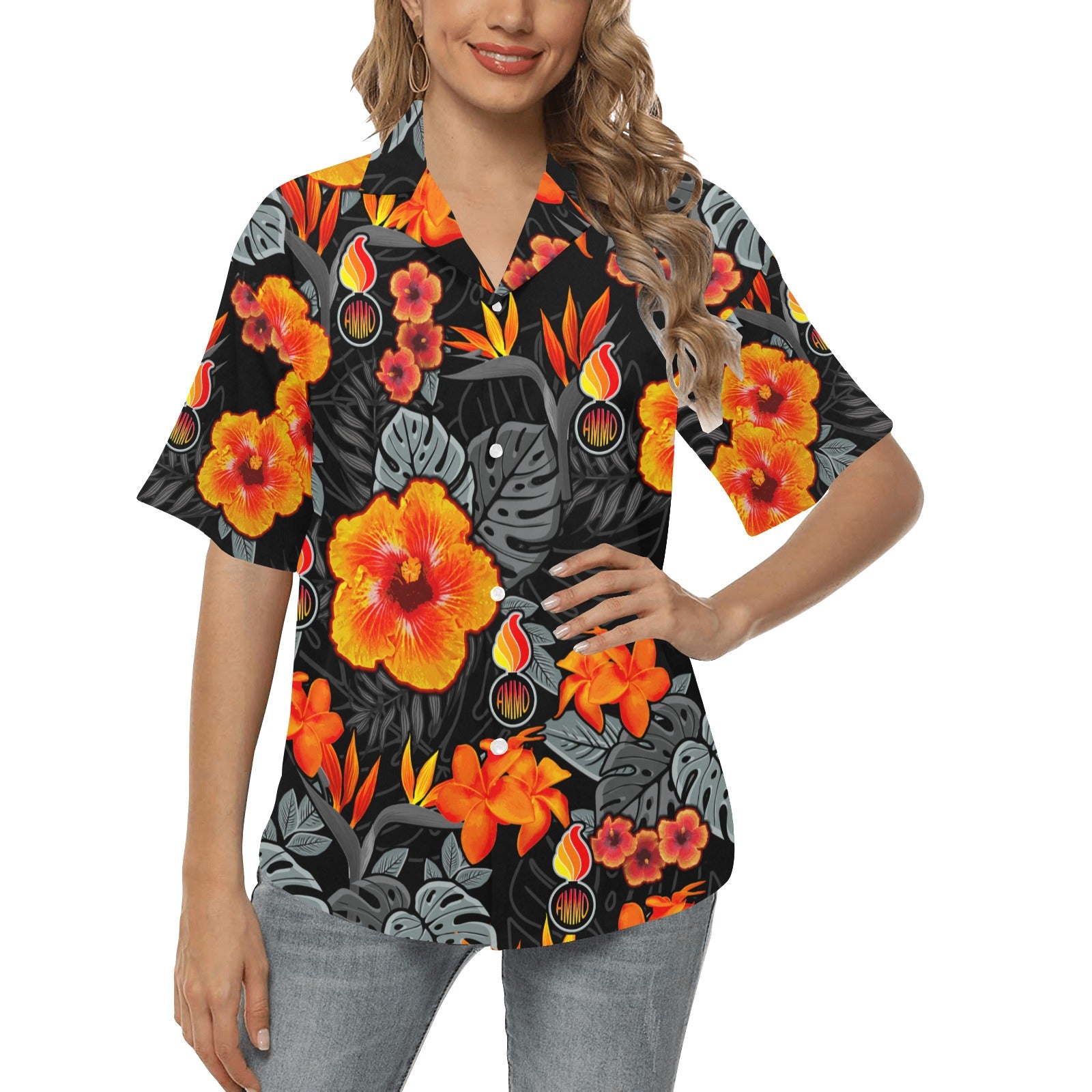 womens hawaiian shirt