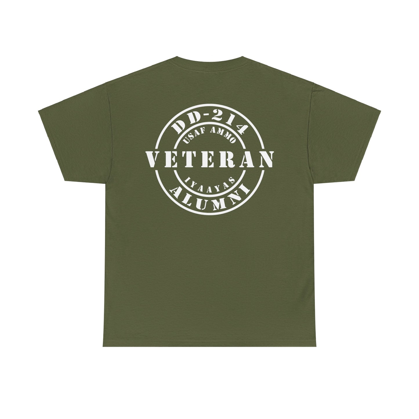 DD-214 Alumni USAF AMMO Veteran IYAAYAS Unisex Gift T-Shirt