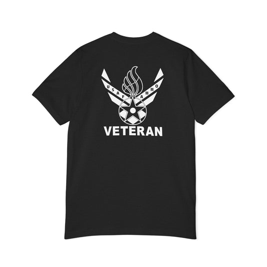 USAF AMMO Veteran AF Vector With Pisspot Logo USA-Made Unisex Short-Sleeve Jersey T-Shirt