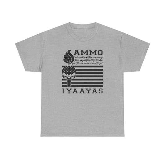 USAF AMMO Punisher Flag Motto IYAAYAS Munitions Heritage Unisex Gift T-Shirt