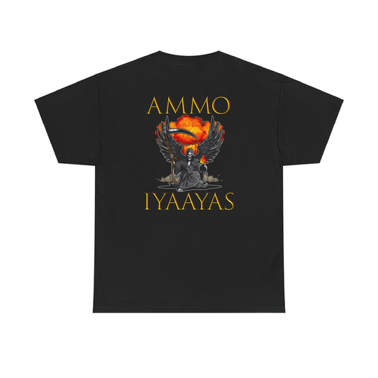 USAF AMMO IYAAYAS Grim Reaper Sickle Flaming Pisspot Explosion Munitions Heritage Men's Gift T-Shirt