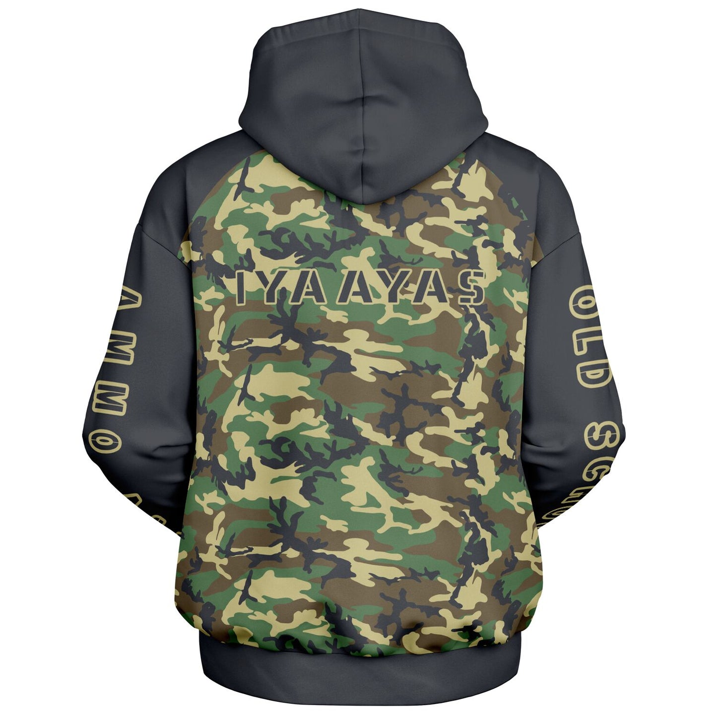 USAF AMMO Old School 461 Crossed GBU-28s Pisspot IYAAYAS Heavyweight Oversized Cold Weather Pullover Hoodie - All Over Print