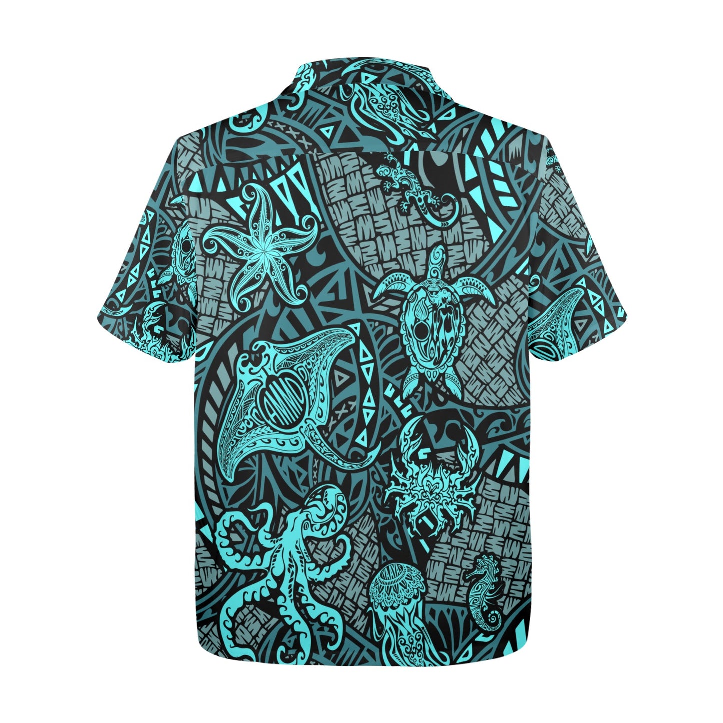 USAF AMMO Sea Life Tribal Mens Hawaiian Shirt