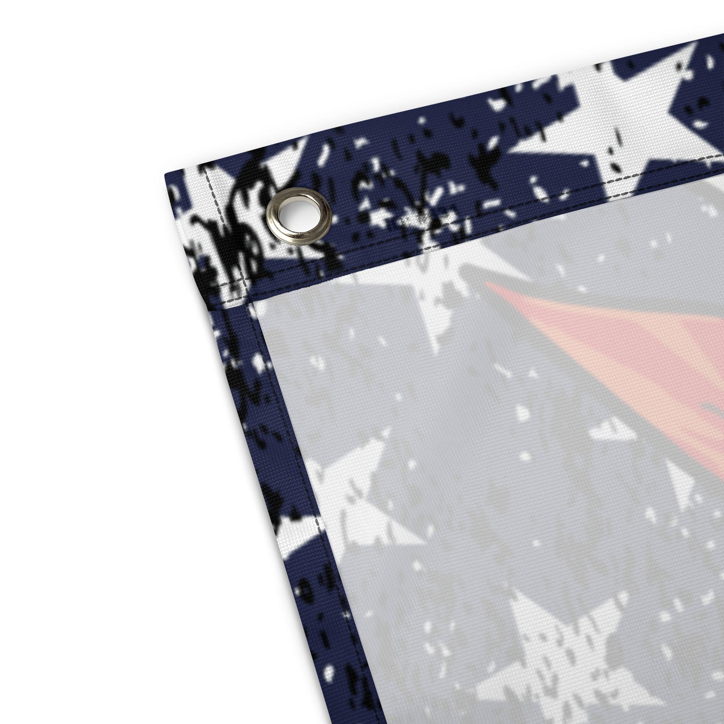 USAF AMMO Half Black Half American Flag Eagle Pisspot One-Sided Wall Flag