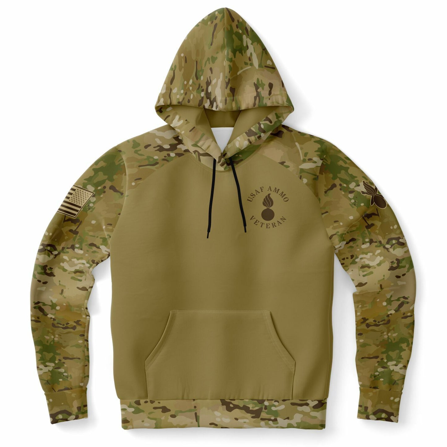 USAF AMMO Veteran OCP Pattern Style Fashion Hoodie - All Over Print