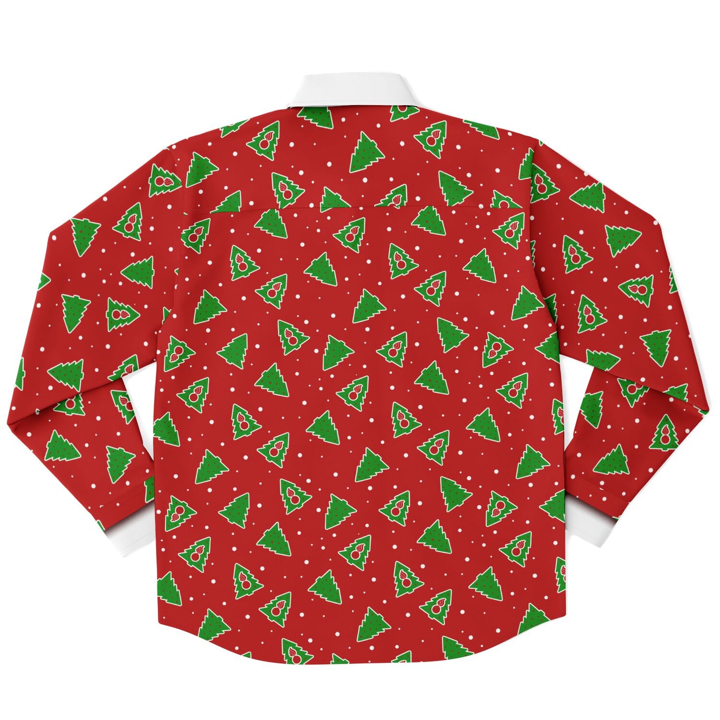 USAF AMMO Christmas Tree Pattern Long Sleeve Button Down Shirt - All Over Print