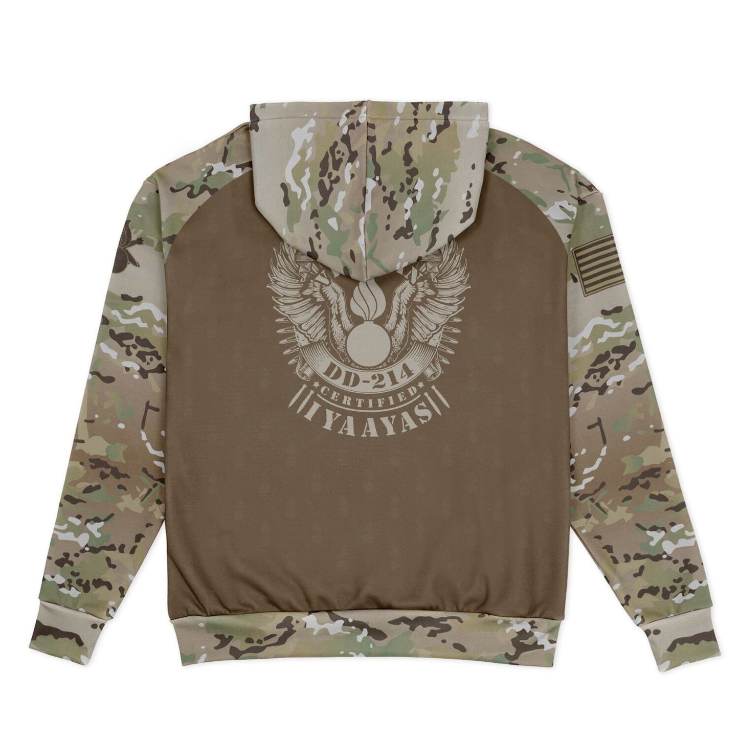 USAF AMMO OCP Style Veteran Heavyweight Oversized Cold Weather Pullover Hoodie - All Over Print