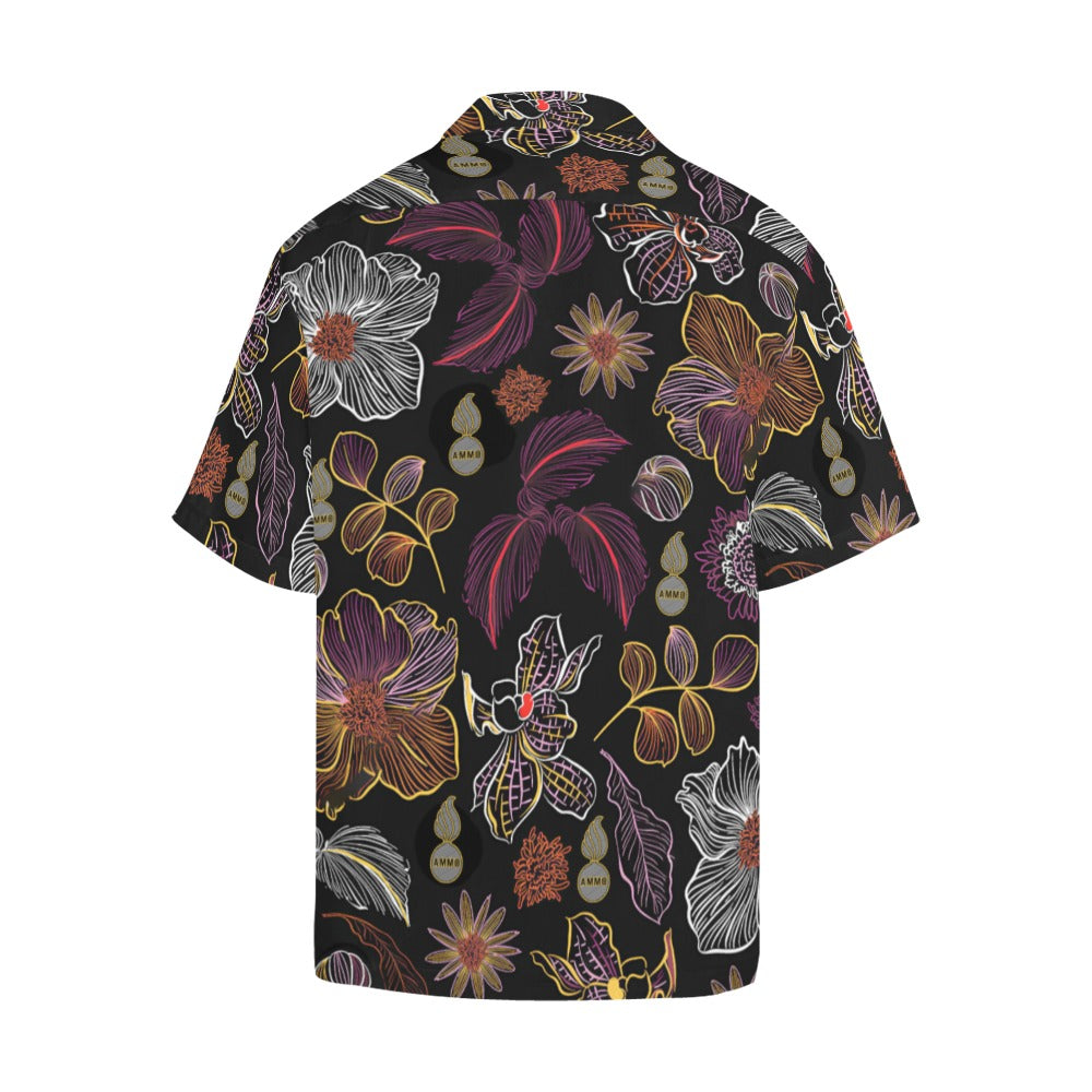USAF AMMO Neon Flowers Leaves and Pisspots Mens Hawaiian Shirt – AMMO ...