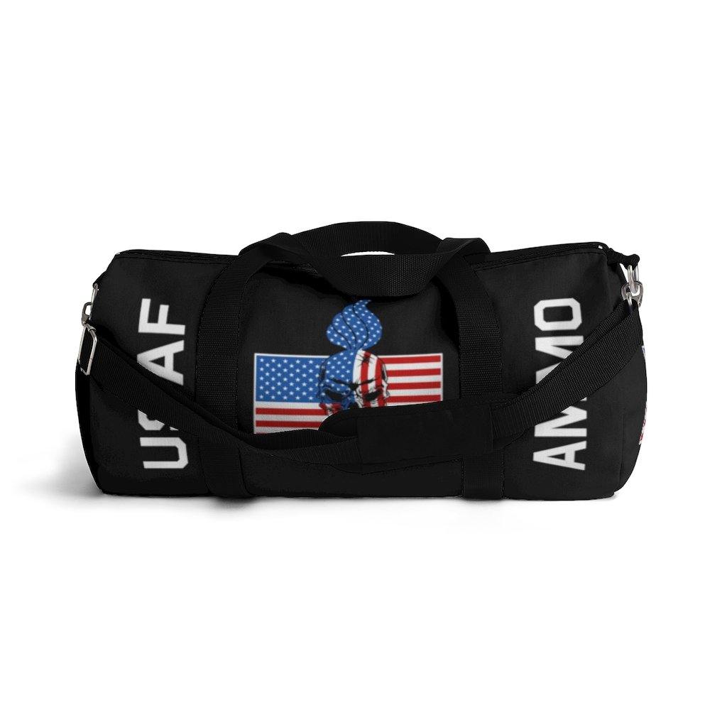 USAF AMMO Skull Pisspot American Flag IYAAYAS Munitions Heritage Duffel Bag - AMMO Pisspot IYAAYAS Gear