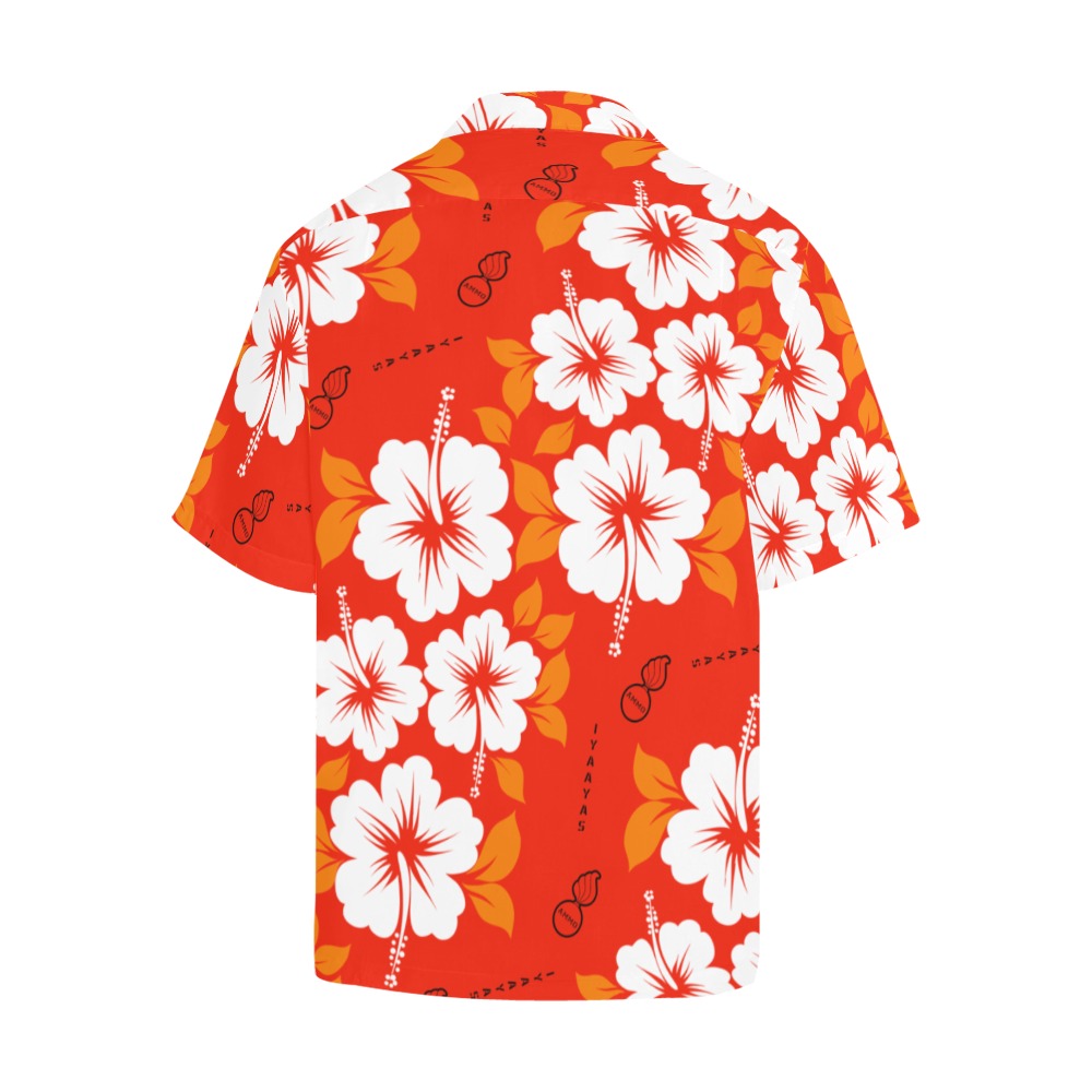 AMMO Hawaiian Shirt Orange and White Flowers Pisspots and IYAAYAS All –  AMMO Pisspot IYAAYAS Gear
