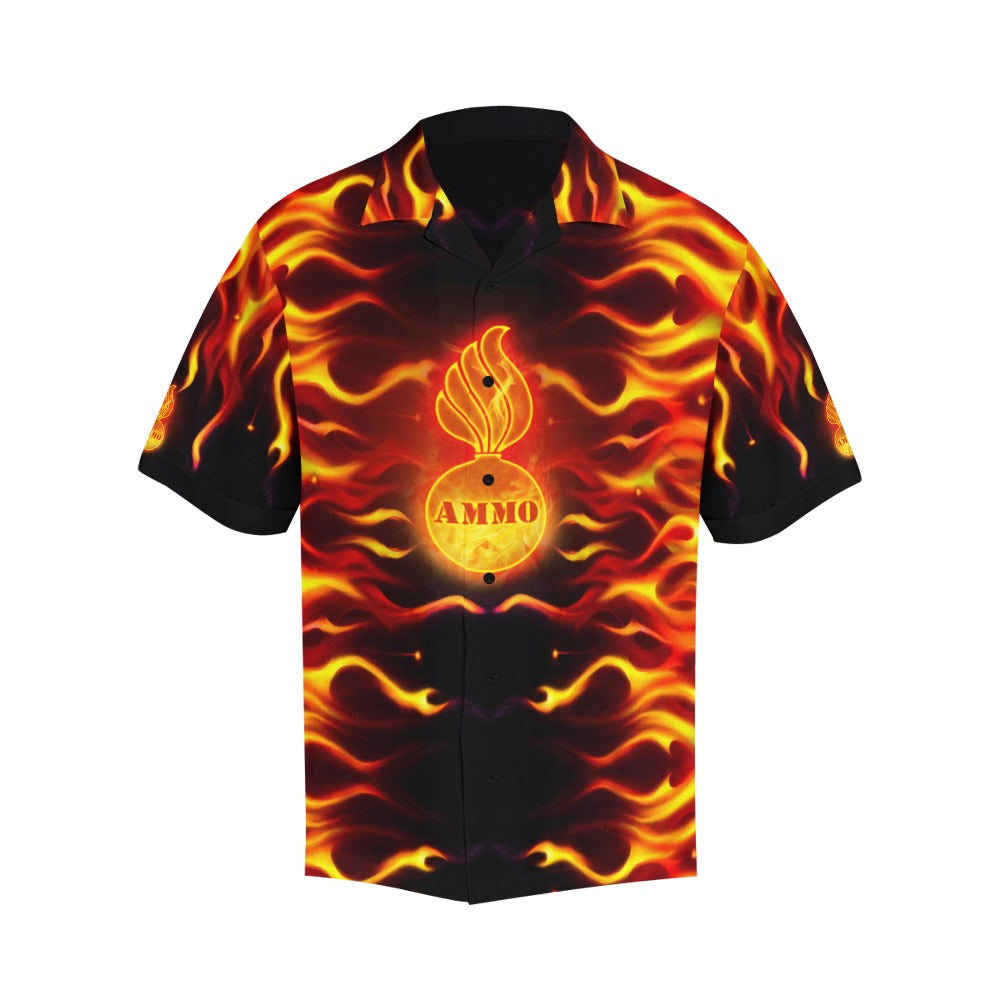 USAF AMMO Fire Ambers Fire Pisspot Mens Hawaiian Shirt – AMMO Pisspot ...