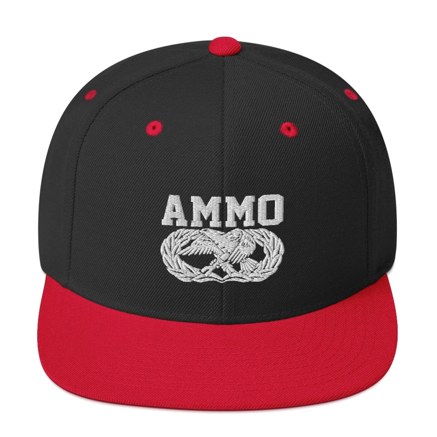 AMMO Old Style Basic Munitions Maintenance Badge with Pisspot and AMMO word Unisex Snapback Hat - AMMO Pisspot IYAAYAS Gear