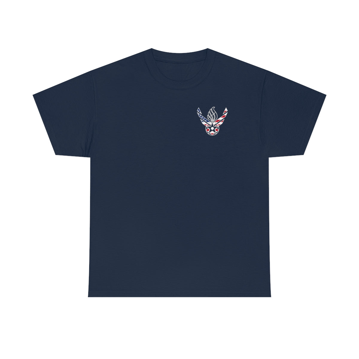 Air Force Vector Logo American Flag Embedded With Pisspot USAF AMMO Munitions Heritage Gift T-Shirt