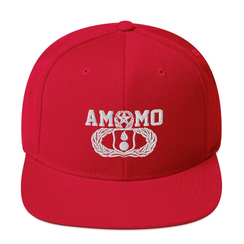 AMMO Master Munitions Occupational Badge with Pisspot and AMMO word Unisex Snapback Hat - AMMO Pisspot IYAAYAS Gear